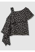 【アルアバイル/allureville】の【LOULOU WILLOUGHBY】アシメフリルオフショルブラウス ブラック系|ID: prp329100004923126 ipo3291000000036940324