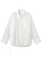【エブール/ebure】の【店舗限定】ライトコットンローン Wポケットシャツ 人気、トレンドファッション・服の通販 founy(ファニー) ファッション Fashion レディースファッション Fashion for Women トップス・カットソー Cut & Sew Tops シャツ・ブラウス・オフィスカジュアル Elegant Blouses & Button-Ups シアー Sheer, See-Through スリーブ Sleeve, Long Sleeve / Short Sleeve パターン Pattern, Design Print ポケット Pocket, Pocket Detail ロング Long, Long-Length 夏 Summer 新作・新入荷 New Arrivals / New In 春 Spring S/S・春夏 SS, Spring/Summer, Warm Season thumbnail ホワイト|ID: prp329100004923129 ipo3291000000036940348