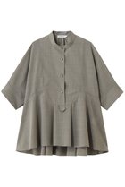 【エブール/ebure】のドライシアーウール フレアブラウス 人気、トレンドファッション・服の通販 founy(ファニー) ファッション Fashion レディースファッション Fashion for Women トップス・カットソー Cut & Sew Tops シャツ・ブラウス・オフィスカジュアル Elegant Blouses & Button-Ups ショート Short, Short Length スリーブ Sleeve, Long Sleeve / Short Sleeve フレア Flare, Flared 新作・新入荷 New Arrivals / New In thumbnail ベージュ|ID: prp329100004923135 ipo3291000000036940408