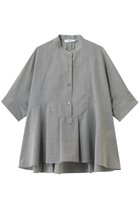 【エブール/ebure】のドライシアーウール フレアブラウス 人気、トレンドファッション・服の通販 founy(ファニー) ファッション Fashion レディースファッション Fashion for Women トップス・カットソー Cut & Sew Tops シャツ・ブラウス・オフィスカジュアル Elegant Blouses & Button-Ups ショート Short, Short Length スリーブ Sleeve, Long Sleeve / Short Sleeve フレア Flare, Flared 新作・新入荷 New Arrivals / New In thumbnail トップグレー|ID: prp329100004923135 ipo3291000000036940410