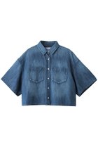 【ヘルシーデニム/Healthy Denim】のBreezy Rosehip ショート丈デニムシャツ Mid Used|ID: prp329100004923141 ipo3291000000036940470