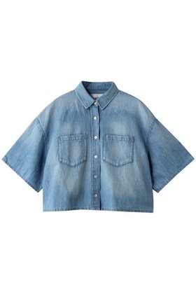 【ヘルシーデニム/Healthy Denim】のBreezy Rosehip ショート丈デニムシャツ 人気、トレンドファッション・服の通販 founy(ファニー) ファッション Fashion レディースファッション Fashion for Women トップス・カットソー Cut & Sew Tops シャツ・ブラウス・オフィスカジュアル Elegant Blouses & Button-Ups ショート Short, Short Length スリーブ Sleeve, Long Sleeve / Short Sleeve デニム Denim, Jeans Material トレンド Trend, Trending Now バランス Balance, Style Balance ボトム Bottoms, Lower Wear マキシ Maxi, Full Length リネン Linen, Linen Fabric ワイド Wide, Wide Fit 夏 Summer 新作・新入荷 New Arrivals / New In |ID:prp329100004923143