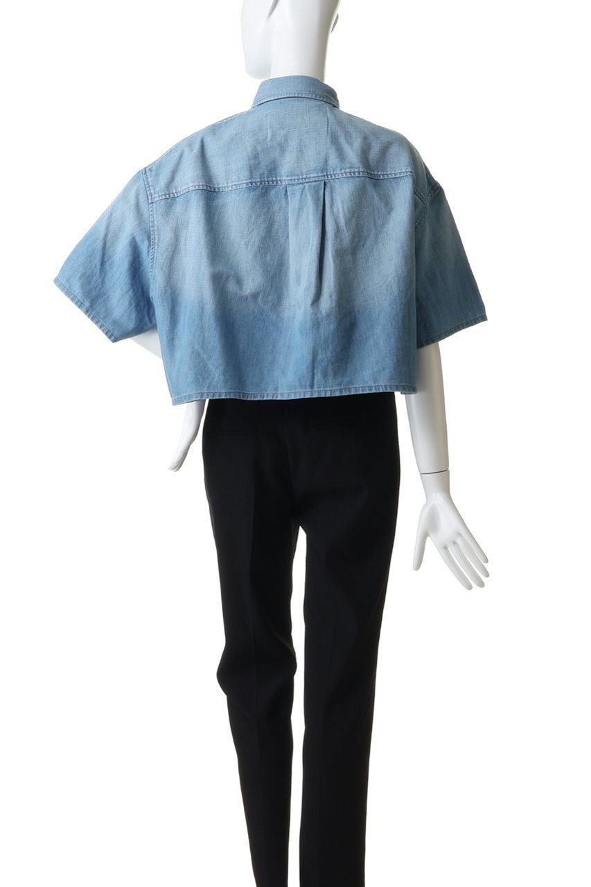 【ヘルシーデニム/Healthy Denim】のBreezy Rosehip ショート丈デニムシャツ 人気、トレンドファッション・服の通販 founy(ファニー) 　ファッション　Fashion　レディースファッション　Fashion for Women　トップス・カットソー　Cut & Sew Tops　シャツ・ブラウス・オフィスカジュアル　Elegant Blouses & Button-Ups　ショート　Short, Short Length　スリーブ　Sleeve, Long Sleeve / Short Sleeve　デニム　Denim, Jeans Material　トレンド　Trend, Trending Now　バランス　Balance, Style Balance　ボトム　Bottoms, Lower Wear　マキシ　Maxi, Full Length　リネン　Linen, Linen Fabric　ワイド　Wide, Wide Fit　夏　Summer　新作・新入荷　New Arrivals / New In　other-4|ID: prp329100004923143 ipo3291000000036940494