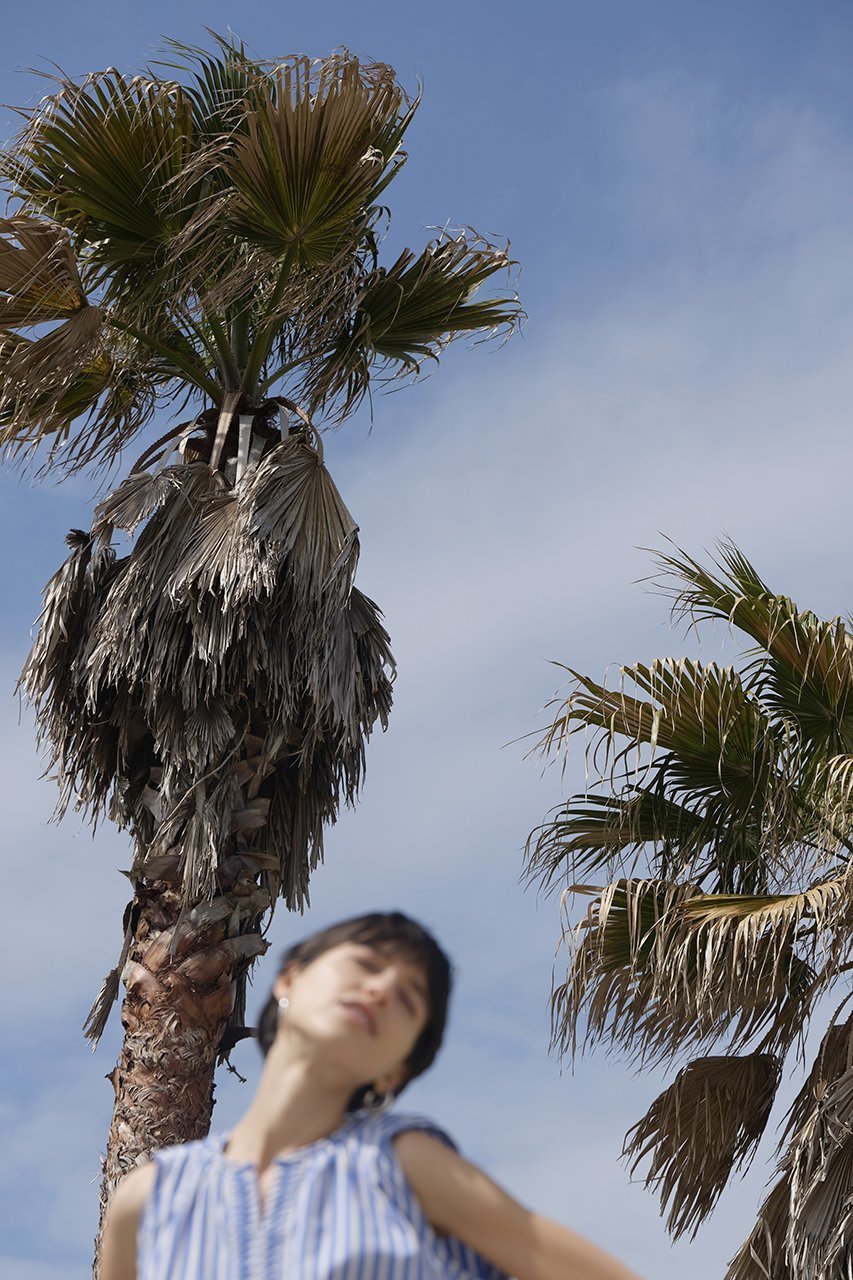 【ヌキテパ/NE QUITTEZ PAS】のPoplin Wave Tuck トップス 人気、トレンドファッション・服の通販 founy(ファニー) 　ファッション　Fashion　レディースファッション　Fashion for Women　トップス・カットソー　Cut & Sew Tops　キャミソール&ノースリーブ　Camisoles & Sleeveless Tops　シャツ・ブラウス・オフィスカジュアル　Elegant Blouses & Button-Ups　ギャザー　Gathered, Ruffled　センター　Center, Center Line　ノースリーブ　Sleeveless, No-Sleeve　リボン　Ribbon, Bow　夏　Summer　新作・新入荷　New Arrivals / New In　other-8|ID: prp329100004923146 ipo3291000000036940532