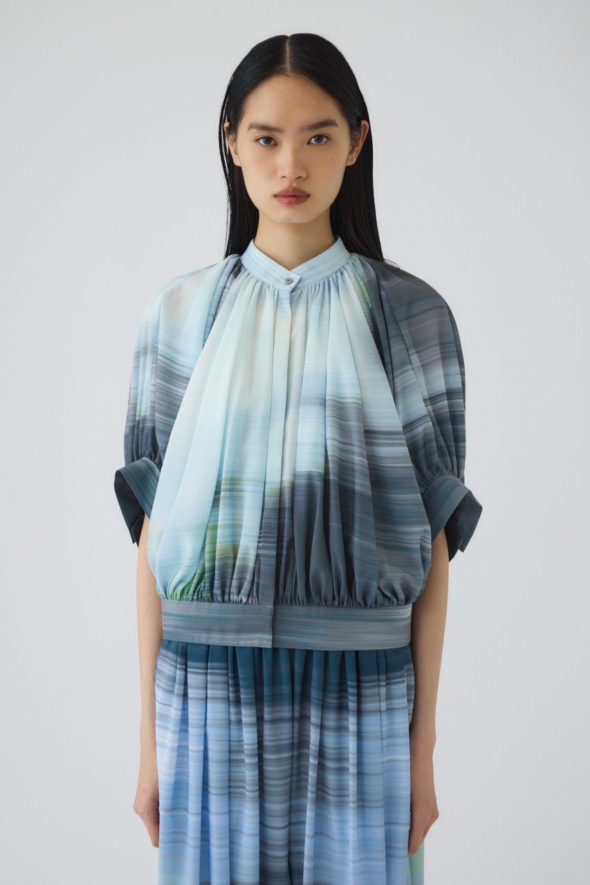 【リムアーク/RIM.ARK】のHidden flower gather SH/シャツ 人気、トレンドファッション・服の通販 founy(ファニー) 　ファッション　Fashion　レディースファッション　Fashion for Women　トップス・カットソー　Cut & Sew Tops　シャツ・ブラウス・オフィスカジュアル　Elegant Blouses & Button-Ups　おすすめ　Recommended / Our Picks　キャミソール　Camisole, Spaghetti Strap Top　ギャザー　Gathered, Ruffled　ショート　Short, Short Length　スリーブ　Sleeve, Long Sleeve / Short Sleeve　セットアップ　Set-Up, Coordinated Outfit　フォルム　Silhouette, Form　モチーフ　Motif, Design Theme　リラックス　Relax, Relaxed Fit　新作・新入荷　New Arrivals / New In　羽織　Haori, Light Jacket　other-2|ID: prp329100004923157 ipo3291000000036940608