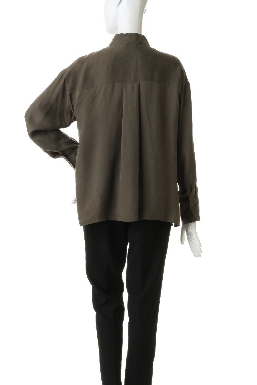 【プルミエ アロンディスモン/1er Arrondissement】のキュプラフィブリルレギュラーカラーシャツ 人気、トレンドファッション・服の通販 founy(ファニー) 　ファッション　Fashion　レディースファッション　Fashion for Women　トップス・カットソー　Cut & Sew Tops　シャツ・ブラウス・オフィスカジュアル　Elegant Blouses & Button-Ups　とろみ　Fluid, Flowy Fabric　シンプル　Simple, Minimal　スリーブ　Sleeve, Long Sleeve / Short Sleeve　フィット　Fit, Slim Fit　ボトム　Bottoms, Lower Wear　ロング　Long, Long-Length　定番　Standard, Basic Item　新作・新入荷　New Arrivals / New In　羽織　Haori, Light Jacket　other-4|ID: prp329100004923162 ipo3291000000036940653