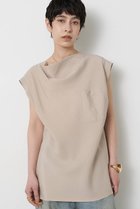 【ウィムガゼット/Whim Gazette】のドレープブラウス 人気、トレンドファッション・服の通販 founy(ファニー) ファッション Fashion レディースファッション Fashion for Women トップス・カットソー Cut & Sew Tops シャツ・ブラウス・オフィスカジュアル Elegant Blouses & Button-Ups サテン Satin, Glossy Fabric ショート Short, Short Length スリーブ Sleeve, Long Sleeve / Short Sleeve ドレープ Drape, Draping Fabric ノースリーブ Sleeveless, No-Sleeve バランス Balance, Style Balance フレンチ French, French Style ベビー Baby, Babywear ボトム Bottoms, Lower Wear ポケット Pocket, Pocket Detail ワッシャー Washer, Crinkled Finish エレガント 上品 Elegant 新作・新入荷 New Arrivals / New In thumbnail ベージュ|ID: prp329100004923171 ipo3291000000036940712