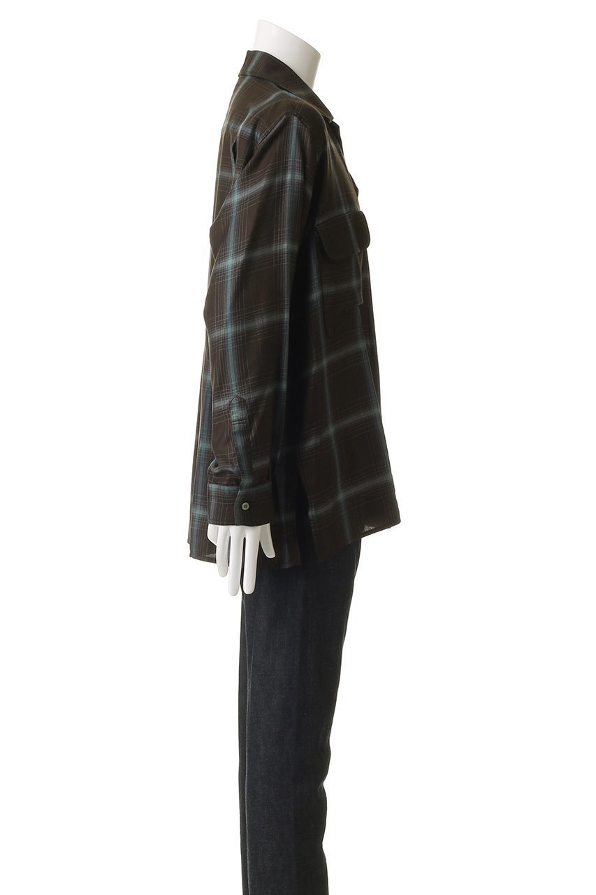 【ヨーク/YOKE】の【UNISEX】Ombre Plaid ダブルポケット シャツ 人気、トレンドファッション・服の通販 founy(ファニー) 　ファッション　Fashion　レディースファッション　Fashion for Women　トップス・カットソー　Cut & Sew Tops　シャツ・ブラウス・オフィスカジュアル　Elegant Blouses & Button-Ups　ユニセックス　Unisex, Genderless　スリーブ　Sleeve, Long Sleeve / Short Sleeve　ダブル　Double, Double-Breasted　チェック　Check, Plaid, Tartan　ポケット　Pocket, Pocket Detail　ロング　Long, Long-Length　再入荷　Restock / Back in Stock　other-3|ID: prp329100004923180 ipo3291000000036940795