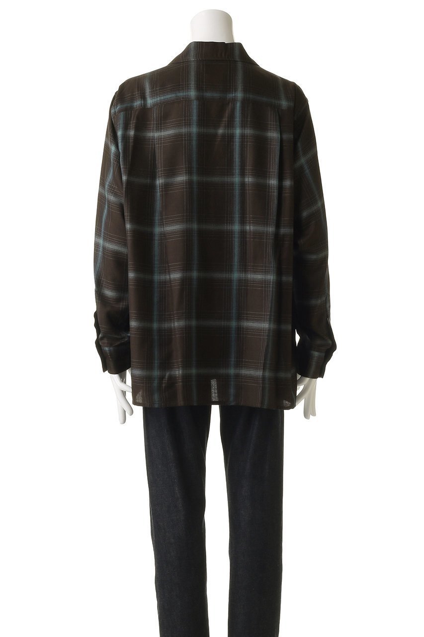 【ヨーク/YOKE】の【UNISEX】Ombre Plaid ダブルポケット シャツ 人気、トレンドファッション・服の通販 founy(ファニー) 　ファッション　Fashion　レディースファッション　Fashion for Women　トップス・カットソー　Cut & Sew Tops　シャツ・ブラウス・オフィスカジュアル　Elegant Blouses & Button-Ups　ユニセックス　Unisex, Genderless　スリーブ　Sleeve, Long Sleeve / Short Sleeve　ダブル　Double, Double-Breasted　チェック　Check, Plaid, Tartan　ポケット　Pocket, Pocket Detail　ロング　Long, Long-Length　再入荷　Restock / Back in Stock　other-4|ID: prp329100004923180 ipo3291000000036940796
