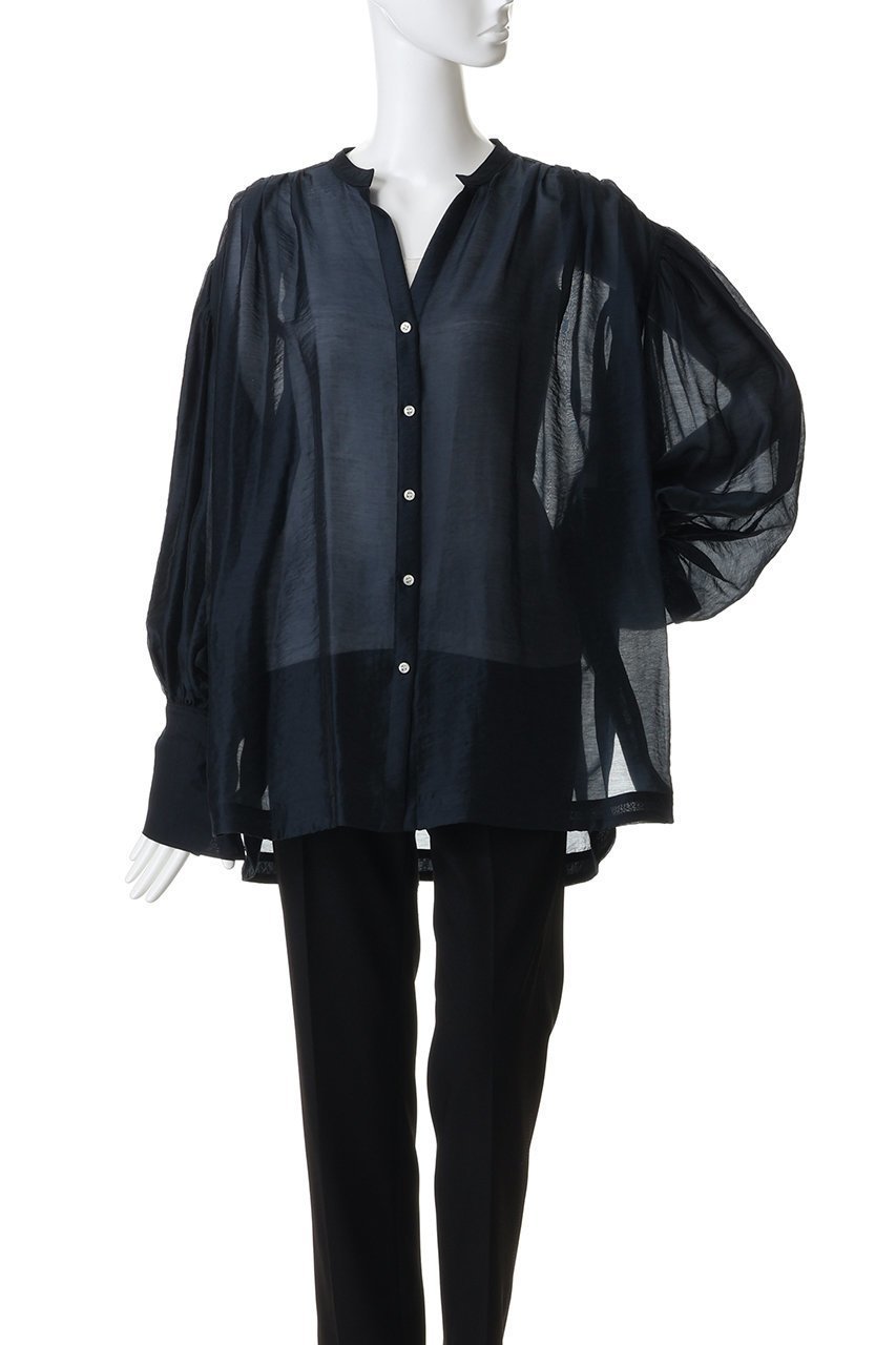 【カオス/Chaos】のレベッカブラウス 人気、トレンドファッション・服の通販 founy(ファニー) 　ファッション　Fashion　レディースファッション　Fashion for Women　トップス・カットソー　Cut & Sew Tops　シャツ・ブラウス・オフィスカジュアル　Elegant Blouses & Button-Ups　カフス　Cuff Design　ギャザー　Gathered, Ruffled　シアー　Sheer, See-Through　スリーブ　Sleeve, Long Sleeve / Short Sleeve　フォルム　Silhouette, Form　ロング　Long, Long-Length　夏　Summer　新作・新入荷　New Arrivals / New In　other-2|ID: prp329100004923182 ipo3291000000036940813