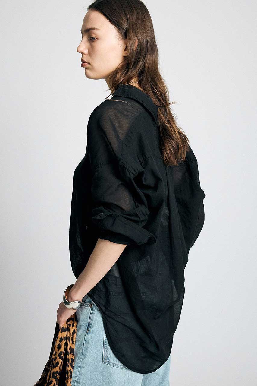 【ブリル/BRILL】のシングルガーゼオーバーシャツ 人気、トレンドファッション・服の通販 founy(ファニー) 　ファッション　Fashion　レディースファッション　Fashion for Women　トップス・カットソー　Cut & Sew Tops　シャツ・ブラウス・オフィスカジュアル　Elegant Blouses & Button-Ups　スリーブ　Sleeve, Long Sleeve / Short Sleeve　ループ　Loop, Loop Knit　ロング　Long, Long-Length　新作・新入荷　New Arrivals / New In　other-3|ID: prp329100004923200 ipo3291000000036941005