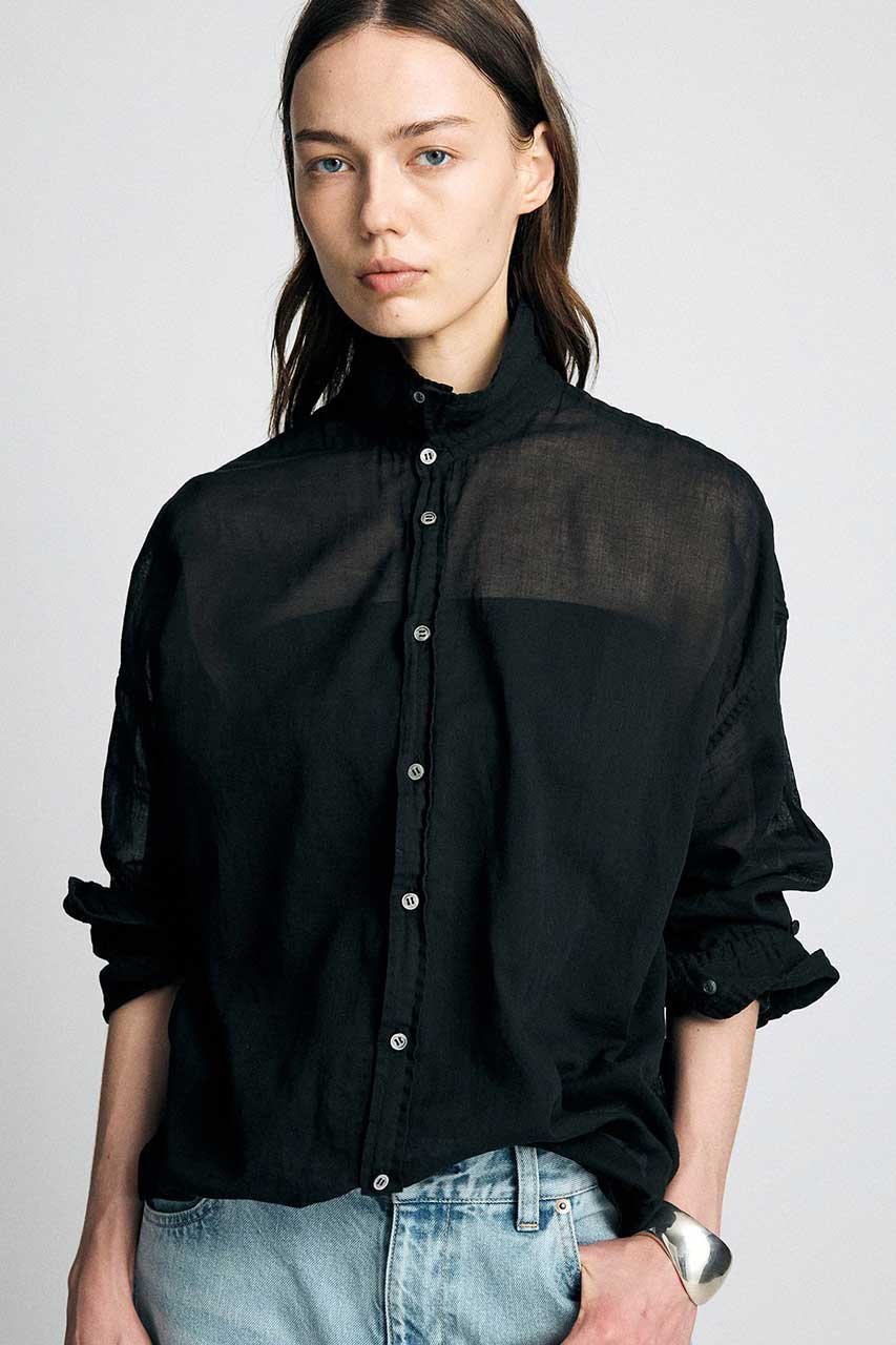 【ブリル/BRILL】のシングルガーゼオーバーシャツ 人気、トレンドファッション・服の通販 founy(ファニー) 　ファッション　Fashion　レディースファッション　Fashion for Women　トップス・カットソー　Cut & Sew Tops　シャツ・ブラウス・オフィスカジュアル　Elegant Blouses & Button-Ups　スリーブ　Sleeve, Long Sleeve / Short Sleeve　ループ　Loop, Loop Knit　ロング　Long, Long-Length　新作・新入荷　New Arrivals / New In　other-6|ID: prp329100004923200 ipo3291000000036941011