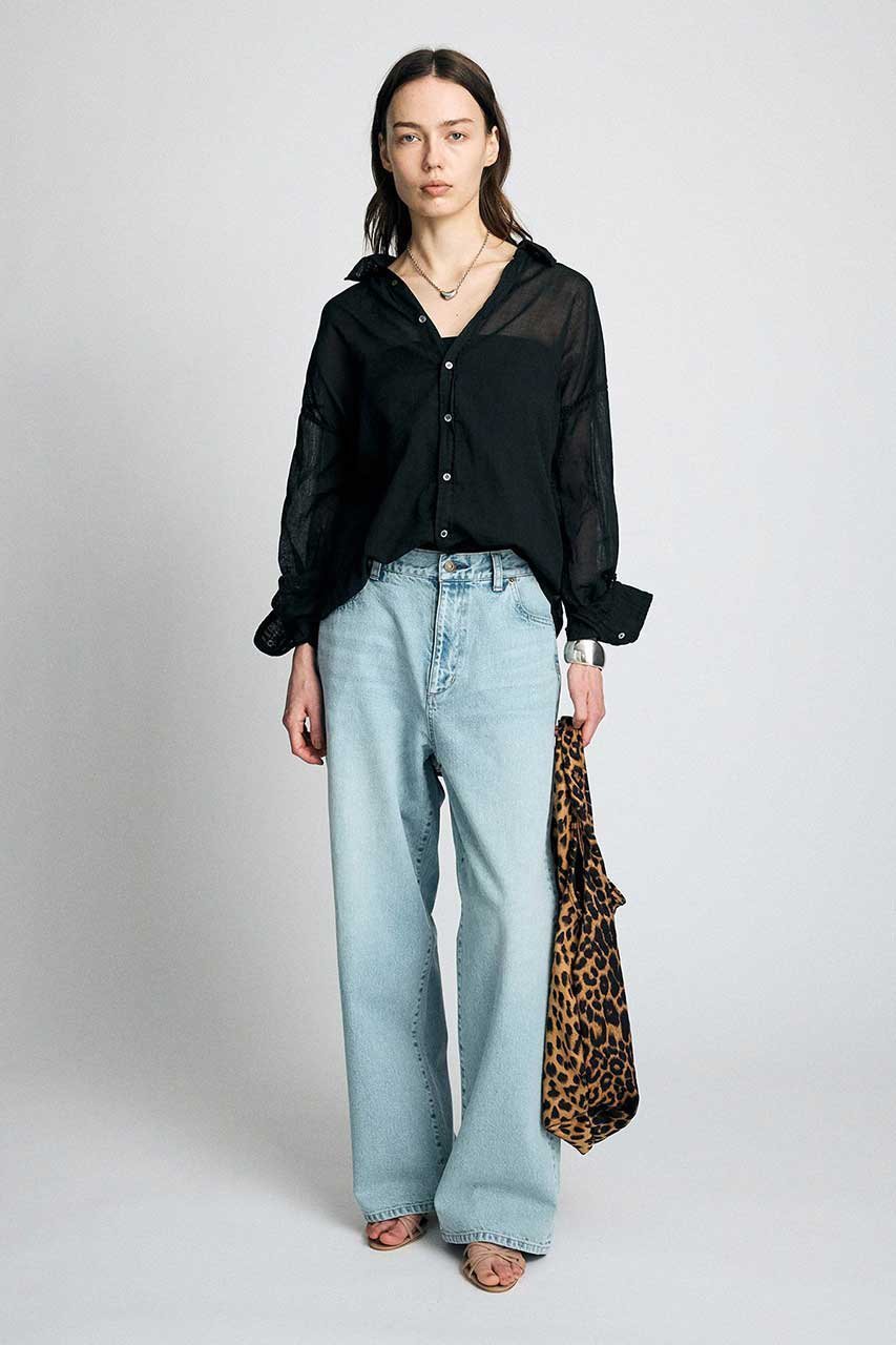 【ブリル/BRILL】のシングルガーゼオーバーシャツ 人気、トレンドファッション・服の通販 founy(ファニー) 　ファッション　Fashion　レディースファッション　Fashion for Women　トップス・カットソー　Cut & Sew Tops　シャツ・ブラウス・オフィスカジュアル　Elegant Blouses & Button-Ups　スリーブ　Sleeve, Long Sleeve / Short Sleeve　ループ　Loop, Loop Knit　ロング　Long, Long-Length　新作・新入荷　New Arrivals / New In　other-7|ID: prp329100004923200 ipo3291000000036941014