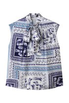 【アルアバイル/allureville】の【Loulou Willoughby】ウエスタンスカーフPTリボンブラウス 人気、トレンドファッション・服の通販 founy(ファニー) ファッション Fashion レディースファッション Fashion for Women トップス・カットソー Cut & Sew Tops シャツ・ブラウス・オフィスカジュアル Elegant Blouses & Button-Ups ウエスタン Western Style シューズ Shoes, Footwear スカーフ Scarf, Neckwear スリーブ Sleeve, Long Sleeve / Short Sleeve フェミニン Feminine, Girly プリント Print, Printed Pattern リボン Ribbon, Bow ロング Long, Long-Length 新作・新入荷 New Arrivals / New In thumbnail ブルー|ID: prp329100004923204 ipo3291000000036941023