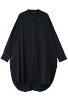 【ミズイロ インド/mizuiro ind】のT/R band collar long shirt シャツ navy|ID: prp329100004923206 ipo3291000000036941038