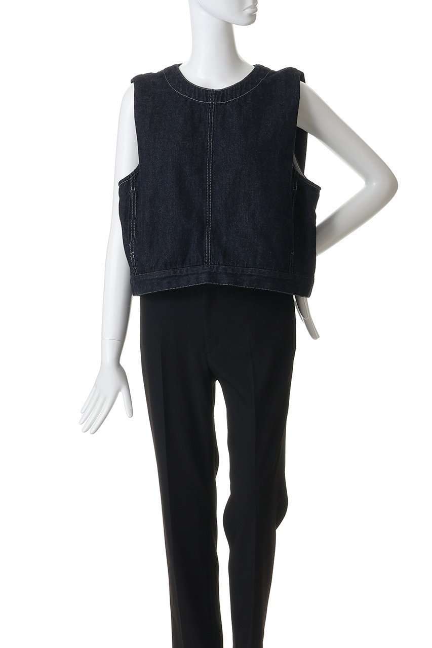 【ミズイロ インド/mizuiro ind】のdenim vest ベスト 人気、トレンドファッション・服の通販 founy(ファニー) 　ファッション　Fashion　レディースファッション　Fashion for Women　アウター　Coat / Outerwear Collection　トップス・カットソー　Cut & Sew Tops　キャミソール&ノースリーブ　Camisoles & Sleeveless Tops　シャツ・ブラウス・オフィスカジュアル　Elegant Blouses & Button-Ups　ベスト&ジレ / 重ね着スタイル　Vests & Gilets　スリーブ　Sleeve, Long Sleeve / Short Sleeve　ダメージ　Distressed, Destroyed　デニム　Denim, Jeans Material　トレンド　Trend, Trending Now　ノースリーブ　Sleeveless, No-Sleeve　ベスト　Vest, Waistcoat　エレガント 上品　Elegant　新作・新入荷　New Arrivals / New In　other-2|ID: prp329100004923208 ipo3291000000036941057