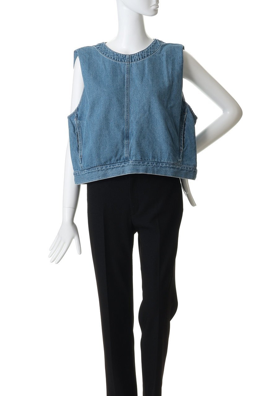 【ミズイロ インド/mizuiro ind】のdenim vest ベスト 人気、トレンドファッション・服の通販 founy(ファニー) ファッション Fashion レディースファッション Fashion for Women アウター Coat / Outerwear Collection トップス・カットソー Cut & Sew Tops キャミソール&ノースリーブ Camisoles & Sleeveless Tops シャツ・ブラウス・オフィスカジュアル Elegant Blouses & Button-Ups ベスト&ジレ / 重ね着スタイル Vests & Gilets おすすめ Recommended / Our Picks スリーブ Sleeve, Long Sleeve / Short Sleeve デニム Denim, Jeans Material トレンド Trend, Trending Now ノースリーブ Sleeveless, No-Sleeve ベスト Vest, Waistcoat 新作・新入荷 New Arrivals / New In other-2|ID: prp329100004923211 ipo3291000000036941070
