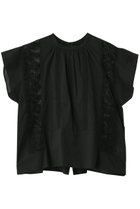 【エリオポール/heliopole】の【normment】MANNY レースブラウス ブラック|ID:prp329100004923215