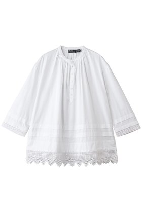 【ラルフローレン/RALPH LAUREN】の【POLO RALPH LAUREN】ブラウス 人気、トレンドファッション・服の通販 founy(ファニー) ファッション Fashion レディースファッション Fashion for Women トップス・カットソー Cut & Sew Tops シャツ・ブラウス・オフィスカジュアル Elegant Blouses & Button-Ups なめらか Smooth, Silky Texture クロシェ Crochet, Knitted Lace シャーリング Shirring, Ruched ショルダー Shoulder, Shoulder Strap ショート Short, Short Length スカラップ Scallop, Scalloped Edge スリーブ Sleeve, Long Sleeve / Short Sleeve ドロップ Drop Shoulder, Dropped Style リラックス Relax, Relaxed Fit エレガント 上品 Elegant 新作・新入荷 New Arrivals / New In |ID:prp329100004923220