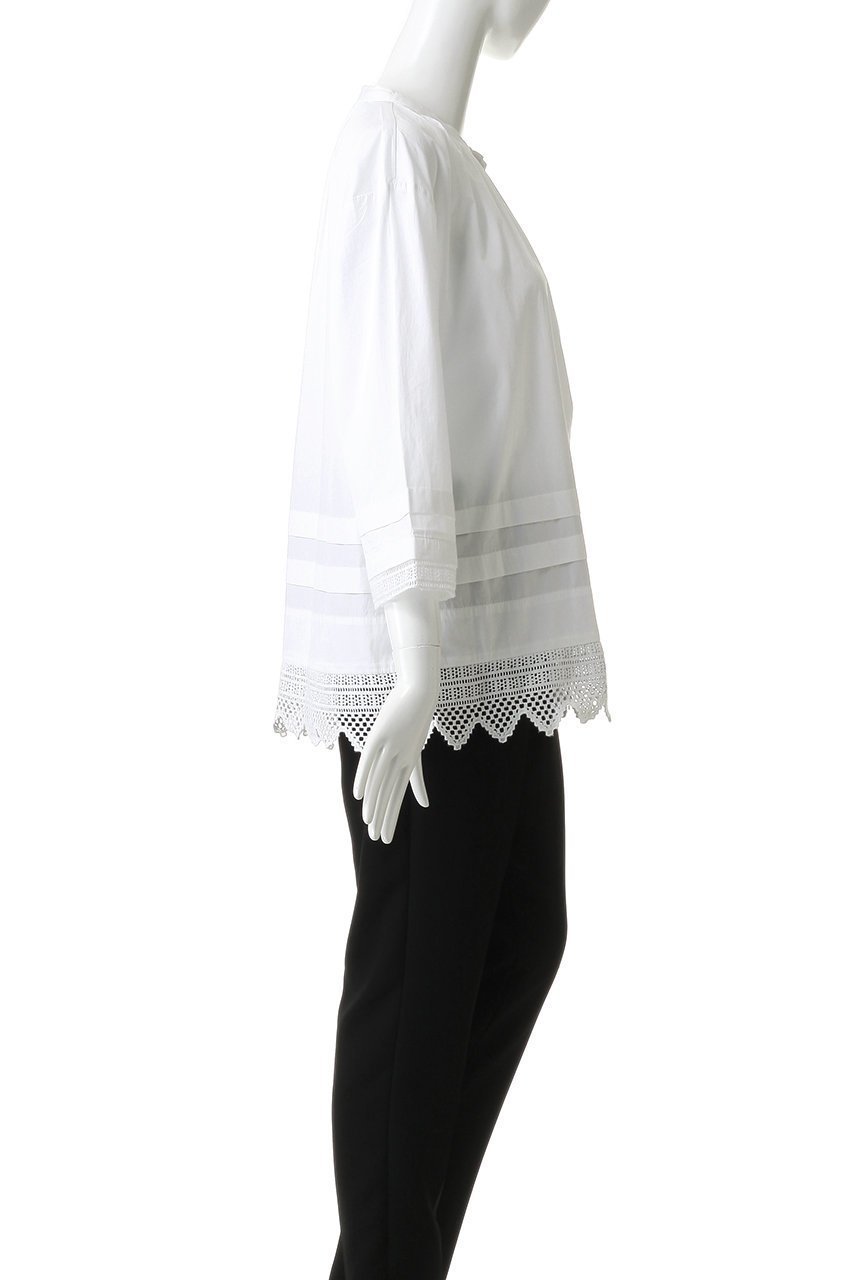 【ラルフローレン/RALPH LAUREN】の【POLO RALPH LAUREN】ブラウス 人気、トレンドファッション・服の通販 founy(ファニー) 　ファッション　Fashion　レディースファッション　Fashion for Women　トップス・カットソー　Cut & Sew Tops　シャツ・ブラウス・オフィスカジュアル　Elegant Blouses & Button-Ups　なめらか　Smooth, Silky Texture　クロシェ　Crochet, Knitted Lace　シャーリング　Shirring, Ruched　ショルダー　Shoulder, Shoulder Strap　ショート　Short, Short Length　スカラップ　Scallop, Scalloped Edge　スリーブ　Sleeve, Long Sleeve / Short Sleeve　ドロップ　Drop Shoulder, Dropped Style　リラックス　Relax, Relaxed Fit　エレガント 上品　Elegant　新作・新入荷　New Arrivals / New In　other-3|ID: prp329100004923220 ipo3291000000036941154