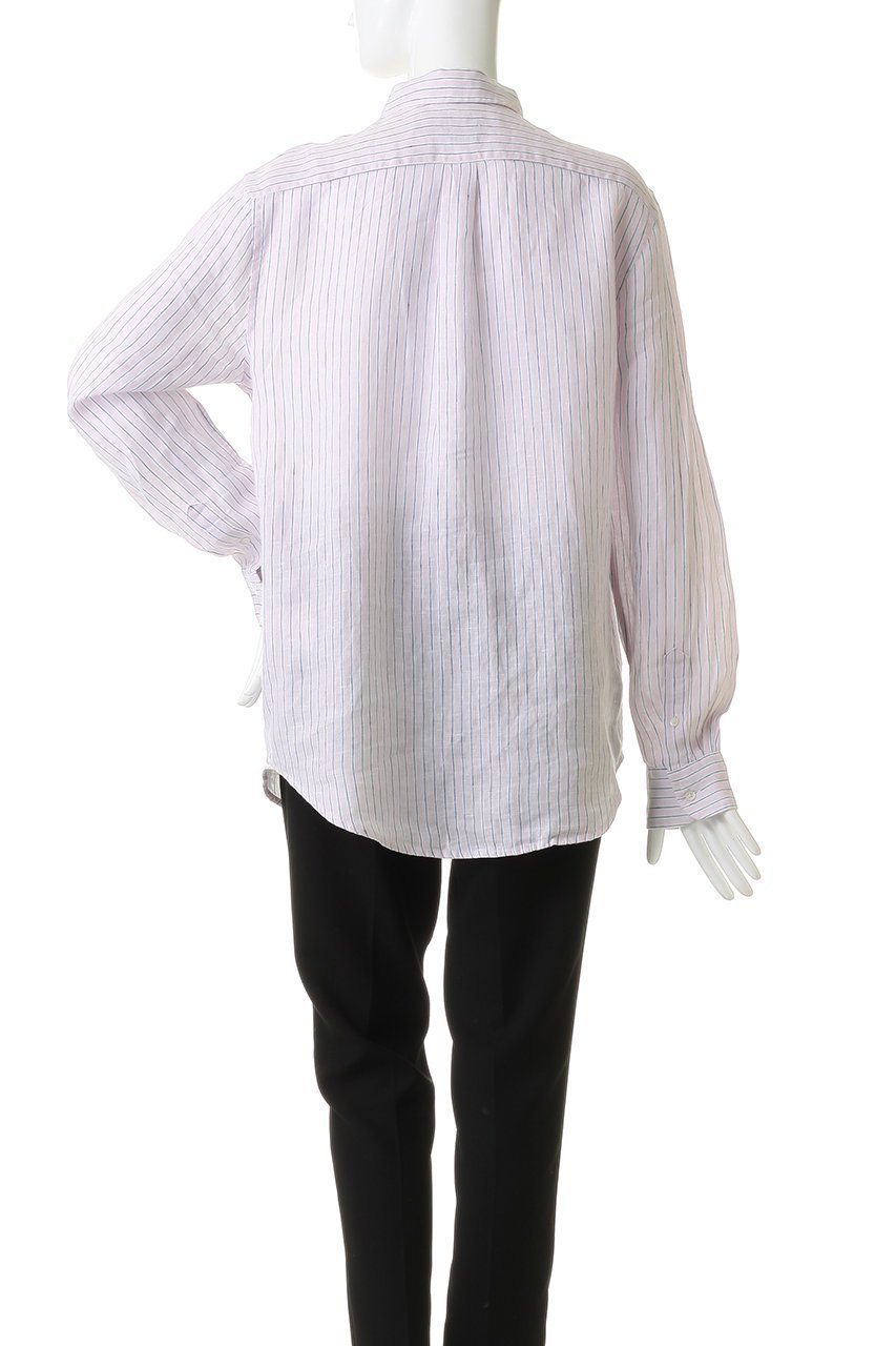 【ラルフローレン/RALPH LAUREN】の【POLO RALPH LAUREN】クラシック フィット ストライプド リネン シャツ 人気、トレンドファッション・服の通販 founy(ファニー) 　ファッション　Fashion　レディースファッション　Fashion for Women　トップス・カットソー　Cut & Sew Tops　シャツ・ブラウス・オフィスカジュアル　Elegant Blouses & Button-Ups　クラシック　Classic, Timeless Style　ストライプ　Stripe, Striped Pattern　ストレート　Straight, Straight Cut　スリーブ　Sleeve, Long Sleeve / Short Sleeve　バランス　Balance, Style Balance　フィット　Fit, Slim Fit　プリーツ　Pleats, Pleated　ボックス　Boxy, Box Shape　ヨーク　Yoke, Yoke Design　リネン　Linen, Linen Fabric　リラックス　Relax, Relaxed Fit　ロング　Long, Long-Length　エレガント 上品　Elegant　新作・新入荷　New Arrivals / New In　other-4|ID: prp329100004923222 ipo3291000000036941181