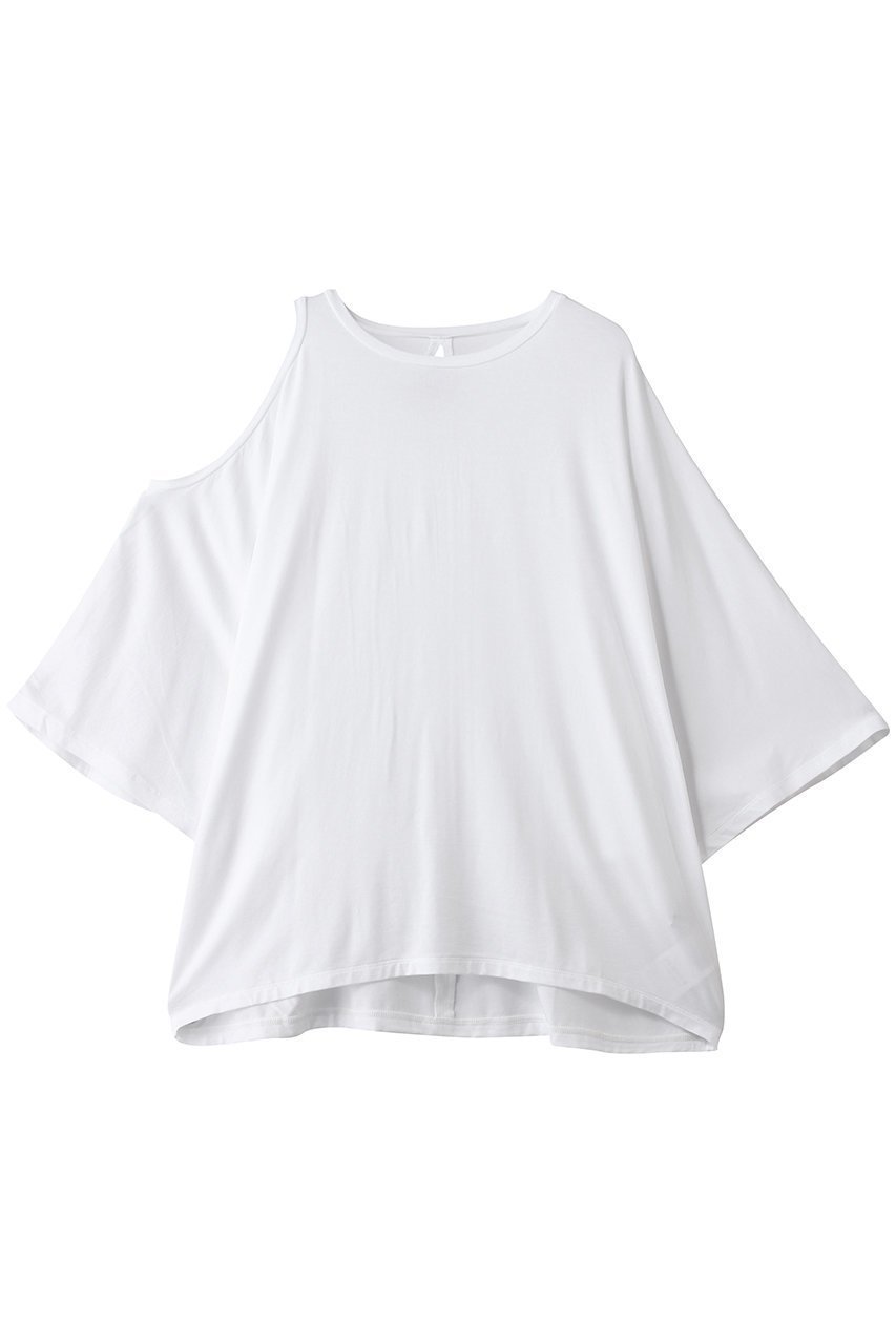 【マイ ウィークネス/MY WEAKNESS】のSigrid Asymmetry T-shirt 人気、トレンドファッション・服の通販 founy(ファニー) 　ファッション　Fashion　レディースファッション　Fashion for Women　トップス・カットソー　Cut & Sew Tops　シャツ・ブラウス・オフィスカジュアル　Elegant Blouses & Button-Ups　ロングTシャツ・Tシャツ　Longline T-Shirts & Tees　カッティング　Cutting Detail　スリーブ　Sleeve, Long Sleeve / Short Sleeve　ボトム　Bottoms, Lower Wear　ロング　Long, Long-Length　新作・新入荷　New Arrivals / New In　 other-1|ID: prp329100004923224 ipo3291000000036941186