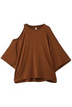【マイ ウィークネス/MY WEAKNESS】のSigrid Asymmetry T-shirt 人気、トレンドファッション・服の通販 founy(ファニー) ファッション Fashion レディースファッション Fashion for Women トップス・カットソー Cut & Sew Tops シャツ・ブラウス・オフィスカジュアル Elegant Blouses & Button-Ups ロングTシャツ・Tシャツ Longline T-Shirts & Tees カッティング Cutting Detail スリーブ Sleeve, Long Sleeve / Short Sleeve ボトム Bottoms, Lower Wear ロング Long, Long-Length 新作・新入荷 New Arrivals / New In thumbnail テラコッタ|ID: prp329100004923224 ipo3291000000036941189