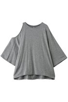【マイ ウィークネス/MY WEAKNESS】のSigrid Asymmetry T-shirt 人気、トレンドファッション・服の通販 founy(ファニー) ファッション Fashion レディースファッション Fashion for Women トップス・カットソー Cut & Sew Tops シャツ・ブラウス・オフィスカジュアル Elegant Blouses & Button-Ups ロングTシャツ・Tシャツ Longline T-Shirts & Tees カッティング Cutting Detail スリーブ Sleeve, Long Sleeve / Short Sleeve ボトム Bottoms, Lower Wear ロング Long, Long-Length 新作・新入荷 New Arrivals / New In thumbnail グレー|ID: prp329100004923224 ipo3291000000036941192