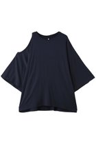【マイ ウィークネス/MY WEAKNESS】のSigrid Asymmetry T-shirt 人気、トレンドファッション・服の通販 founy(ファニー) ファッション Fashion レディースファッション Fashion for Women トップス・カットソー Cut & Sew Tops シャツ・ブラウス・オフィスカジュアル Elegant Blouses & Button-Ups ロングTシャツ・Tシャツ Longline T-Shirts & Tees カッティング Cutting Detail スリーブ Sleeve, Long Sleeve / Short Sleeve ボトム Bottoms, Lower Wear ロング Long, Long-Length 新作・新入荷 New Arrivals / New In thumbnail ネイビー|ID: prp329100004923224 ipo3291000000036941194