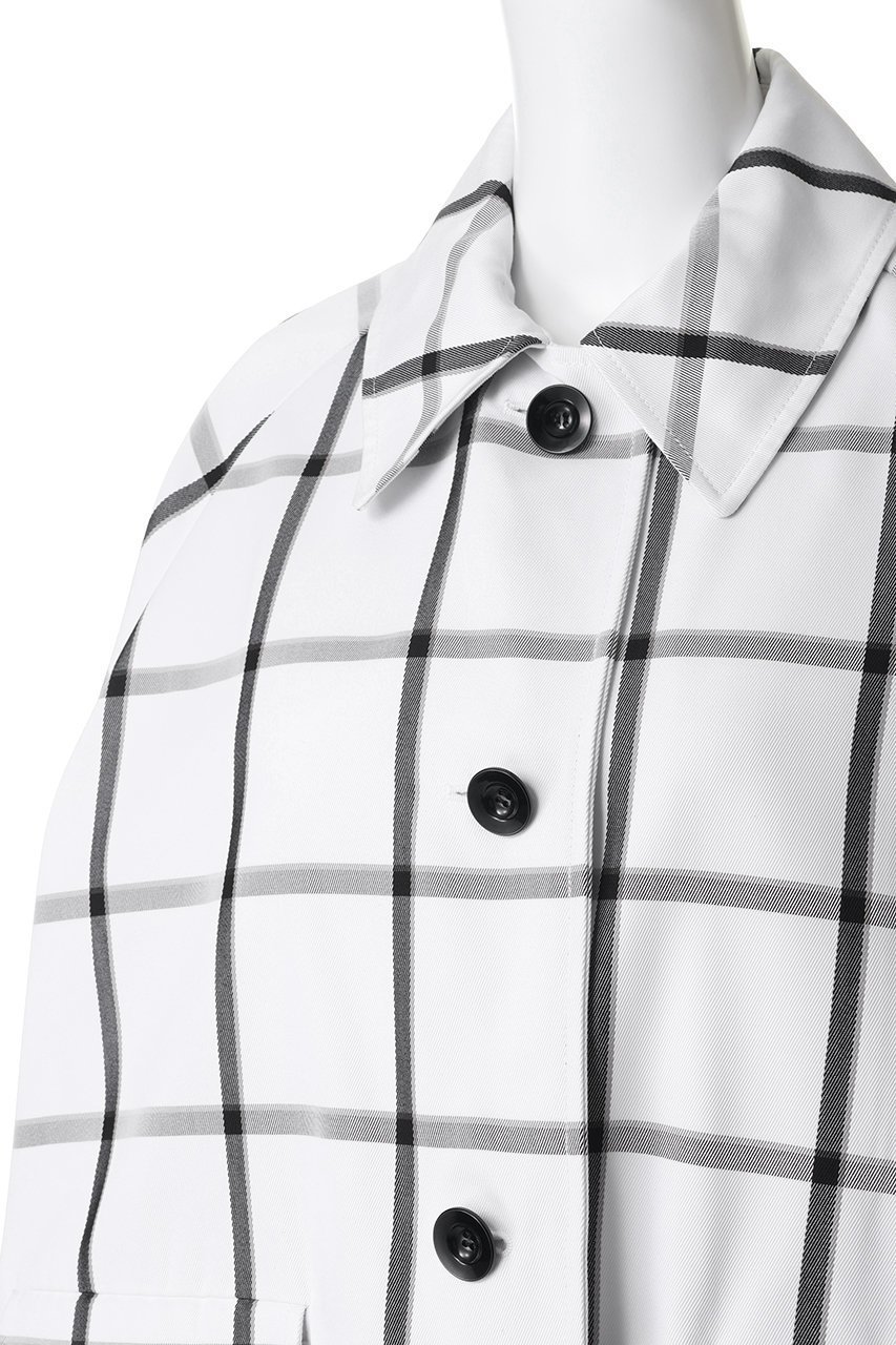 【その他のブランド/Other】のテントラインコート 人気、トレンドファッション・服の通販 founy(ファニー) 　ファッション　Fashion　レディースファッション　Fashion for Women　アウター　Coat / Outerwear Collection　コート・ロングコート・ピーコート　Long Coats, Peacoats & More　イタリア　Italy　チェック　Check, Plaid, Tartan　モダン　Modern, Contemporary　ロング　Long, Long-Length　新作・新入荷　New Arrivals / New In　other-5|ID: prp329100004923228 ipo3291000000036941223