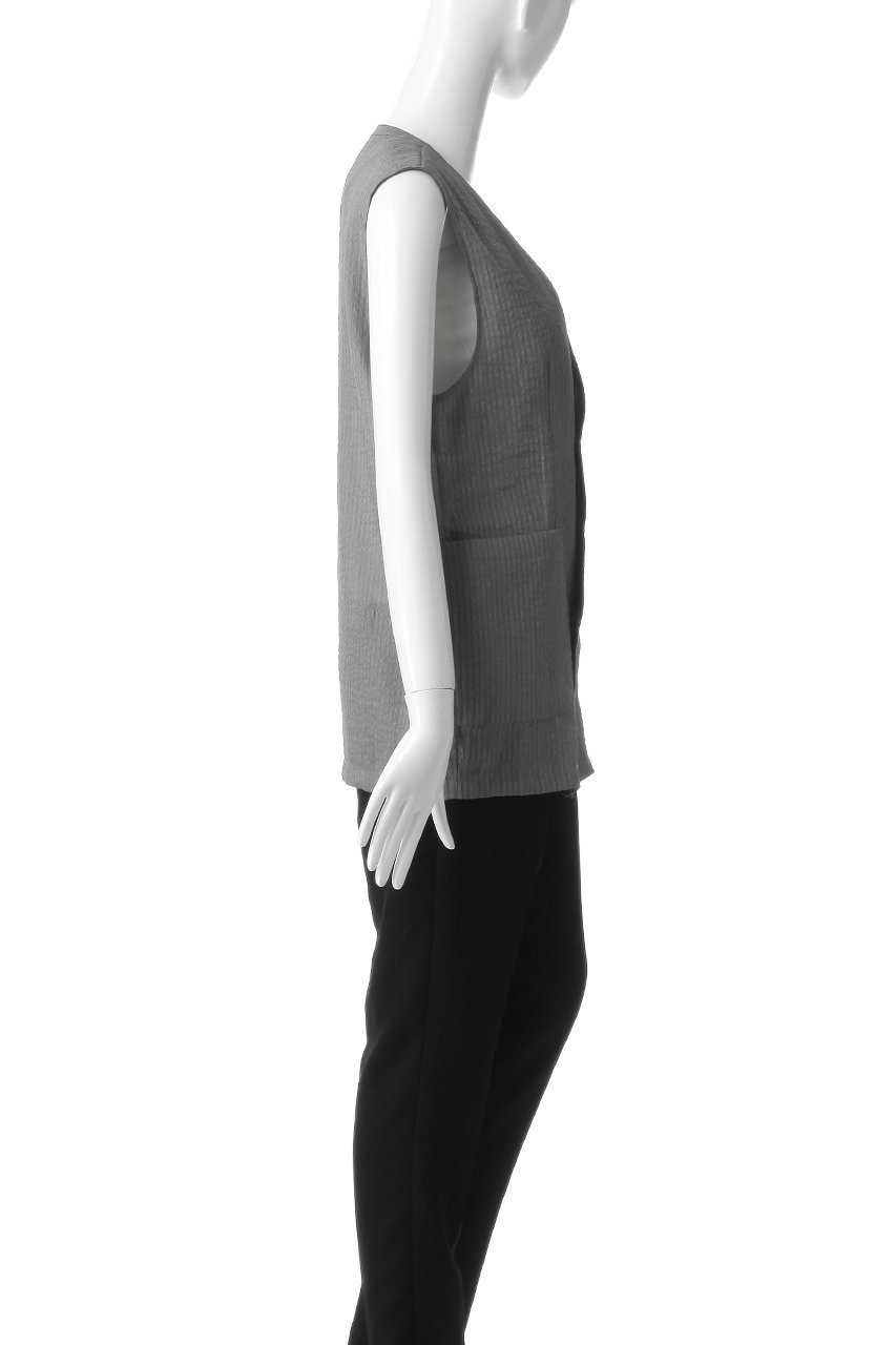 【エリオポール/heliopole】のシアードビーストライプベスト 人気、トレンドファッション・服の通販 founy(ファニー) 　ファッション　Fashion　レディースファッション　Fashion for Women　アウター　Coat / Outerwear Collection　レディースジャケット・軽アウター　Jackets　おすすめ　Recommended / Our Picks　シンプル　Simple, Minimal　ジャケット　Jacket, Outerwear　ストライプ　Stripe, Striped Pattern　セットアップ　Set-Up, Coordinated Outfit　ベスト　Vest, Waistcoat　エレガント 上品　Elegant　夏　Summer　新作・新入荷　New Arrivals / New In　春　Spring　S/S・春夏　SS, Spring/Summer, Warm Season　other-3|ID: prp329100004923230 ipo3291000000036941241