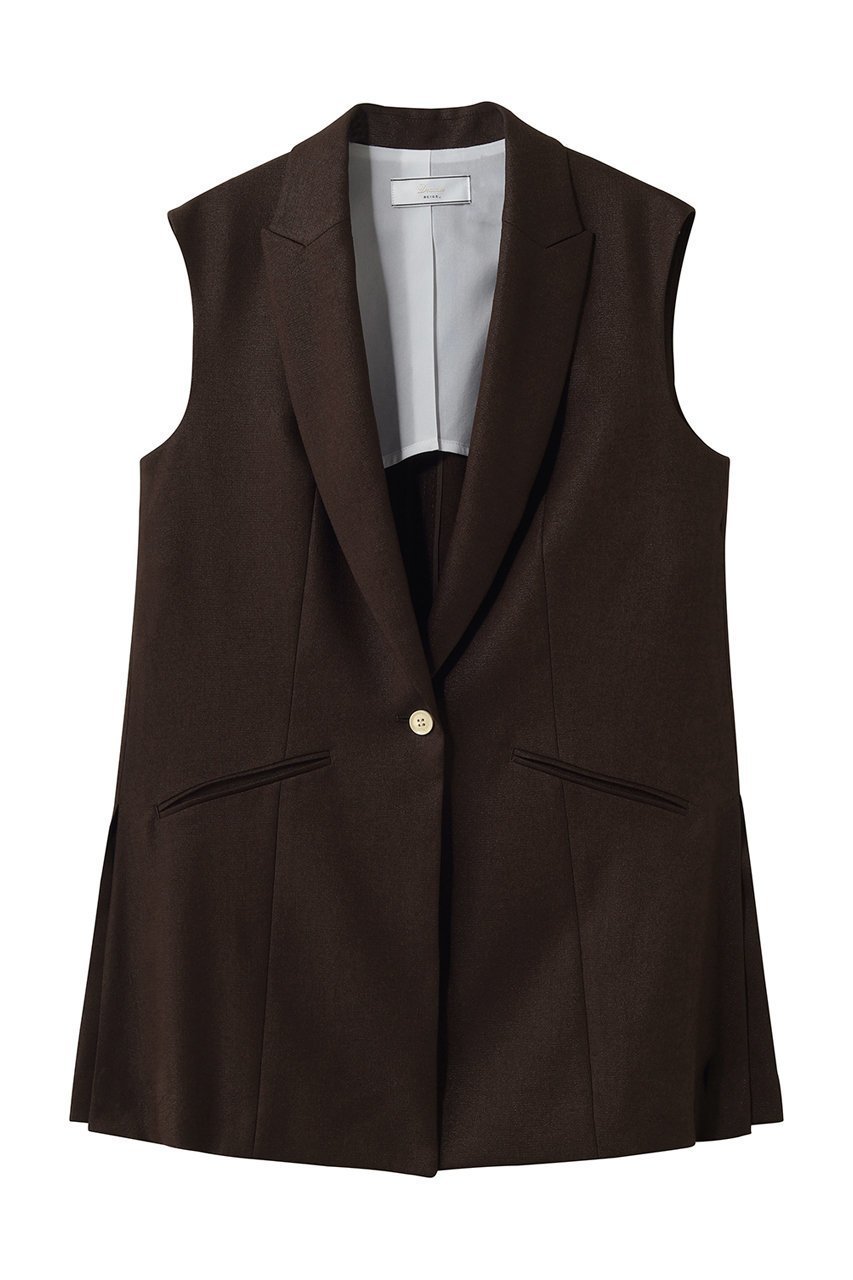 【ベイジ,/BEIGE,】のCAROLE(キャロル)/ジレ インテリア・キッズ・メンズ・レディースファッション・服の通販 founy(ファニー) 　ファッション　Fashion　レディースファッション　Fashion for Women　アウター　Coat / Outerwear Collection　レディースジャケット・軽アウター　Jackets　カーディガン　Cardigan, Knitwear　ジャケット　Jacket, Outerwear　ビジネス 仕事 通勤　Business / Work / Commuting　ベスト　Vest, Waistcoat　新作・新入荷　New Arrivals / New In　Bordeaux|ID: prp329100004923241 ipo3291000000036941334