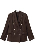 【ベイジ,/BEIGE,】のCAROLE(キャロル)/リネンライク ダブルジャケット Bordeaux|ID: prp329100004923242 ipo3291000000036941353