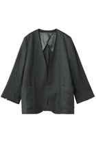【ジェイドット/j.】のオックスリネン ノーカラージャケット 人気、トレンドファッション・服の通販 founy(ファニー) ファッション Fashion レディースファッション Fashion for Women アウター Coat / Outerwear Collection レディースジャケット・軽アウター Jackets ノーカラージャケット / シンプル上品コーデ Collarless Jackets ジャケット Jacket, Outerwear スリーブ Sleeve, Long Sleeve / Short Sleeve リネン Linen, Linen Fabric ロング Long, Long-Length 再入荷 Restock / Back in Stock 夏 Summer 春 Spring S/S・春夏 SS, Spring/Summer, Warm Season thumbnail グレー|ID: prp329100004923245 ipo3291000000036941393