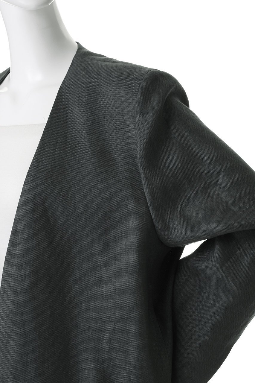 【ジェイドット/j.】のオックスリネン ノーカラージャケット 人気、トレンドファッション・服の通販 founy(ファニー) 　ファッション　Fashion　レディースファッション　Fashion for Women　アウター　Coat / Outerwear Collection　レディースジャケット・軽アウター　Jackets　ノーカラージャケット / シンプル上品コーデ　Collarless Jackets　ジャケット　Jacket, Outerwear　スリーブ　Sleeve, Long Sleeve / Short Sleeve　リネン　Linen, Linen Fabric　ロング　Long, Long-Length　再入荷　Restock / Back in Stock　夏　Summer　春　Spring　S/S・春夏　SS, Spring/Summer, Warm Season　other-5|ID: prp329100004923245 ipo3291000000036941403