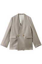 【デパリエ/DEPAREILLE】のトリアセテートリネンノーカラージャケット ベージュ|ID: prp329100004923247 ipo3291000000037056612