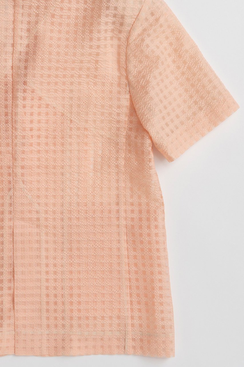 【メゾンスペシャル/MAISON SPECIAL】のHalf-Sleeve Sheer Check Jacket/ハーフスリーブシアーチェックジャケット 人気、トレンドファッション・服の通販 founy(ファニー) 　ファッション　Fashion　レディースファッション　Fashion for Women　アウター　Coat / Outerwear Collection　レディースジャケット・軽アウター　Jackets　おすすめ　Recommended / Our Picks　オレンジ　Orange　オーガンジー　Organza Fabric　サマー　Summer, Summer Style　シアー　Sheer, See-Through　ジャケット　Jacket, Outerwear　セットアップ　Set-Up, Coordinated Outfit　チェック　Check, Plaid, Tartan　再入荷　Restock / Back in Stock　夏　Summer　other-4|ID: prp329100004923249 ipo3291000000036941461
