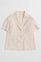 【メゾンスペシャル/MAISON SPECIAL】のHalf-Sleeve Sheer Suiting Jacket/ハーフスリーブシアースーチングジャケット WHT(ホワイト)|ID: prp329100004923252 ipo3291000000036941473