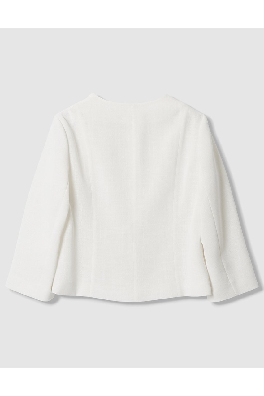 【アナイ/ANAYI】のカラミリネンライクノーカラージャケット 人気、トレンドファッション・服の通販 founy(ファニー) 　ファッション　Fashion　レディースファッション　Fashion for Women　アウター　Coat / Outerwear Collection　レディースジャケット・軽アウター　Jackets　ノーカラージャケット / シンプル上品コーデ　Collarless Jackets　エレガント 上品　Elegant　ジャケット　Jacket, Outerwear　セットアップ　Set-Up, Coordinated Outfit　ポケット　Pocket, Pocket Detail　リネン　Linen, Linen Fabric　定番　Standard, Basic Item　新作・新入荷　New Arrivals / New In　other-2|ID: prp329100004923253 ipo3291000000036941496