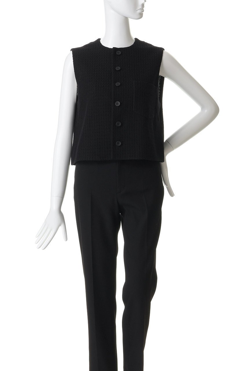 【デパリエ/DEPAREILLE】のコットンレーヨンカラミジレ 人気、トレンドファッション・服の通販 founy(ファニー) 　ファッション　Fashion　レディースファッション　Fashion for Women　アウター　Coat / Outerwear Collection　レディースジャケット・軽アウター　Jackets　おすすめ　Recommended / Our Picks　カットソー　Cut and Sewn Top　コンパクト　Compact, Small Size　ジャケット　Jacket, Outerwear　ベスト　Vest, Waistcoat　再入荷　Restock / Back in Stock　夏　Summer　春　Spring　S/S・春夏　SS, Spring/Summer, Warm Season　other-2|ID: prp329100004923261 ipo3291000000036941559