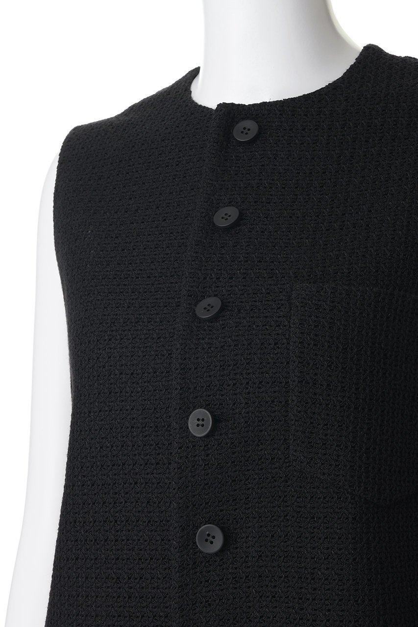 【デパリエ/DEPAREILLE】のコットンレーヨンカラミジレ 人気、トレンドファッション・服の通販 founy(ファニー) 　ファッション　Fashion　レディースファッション　Fashion for Women　アウター　Coat / Outerwear Collection　レディースジャケット・軽アウター　Jackets　おすすめ　Recommended / Our Picks　カットソー　Cut and Sewn Top　コンパクト　Compact, Small Size　ジャケット　Jacket, Outerwear　ベスト　Vest, Waistcoat　再入荷　Restock / Back in Stock　夏　Summer　春　Spring　S/S・春夏　SS, Spring/Summer, Warm Season　other-5|ID: prp329100004923261 ipo3291000000036941566