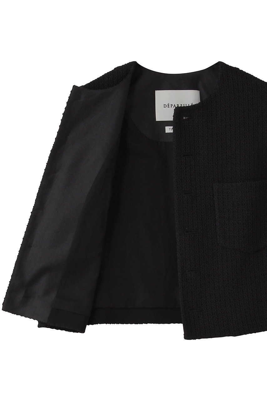 【デパリエ/DEPAREILLE】のコットンレーヨンカラミジレ 人気、トレンドファッション・服の通販 founy(ファニー) 　ファッション　Fashion　レディースファッション　Fashion for Women　アウター　Coat / Outerwear Collection　レディースジャケット・軽アウター　Jackets　おすすめ　Recommended / Our Picks　カットソー　Cut and Sewn Top　コンパクト　Compact, Small Size　ジャケット　Jacket, Outerwear　ベスト　Vest, Waistcoat　再入荷　Restock / Back in Stock　夏　Summer　春　Spring　S/S・春夏　SS, Spring/Summer, Warm Season　other-6|ID: prp329100004923261 ipo3291000000036941570
