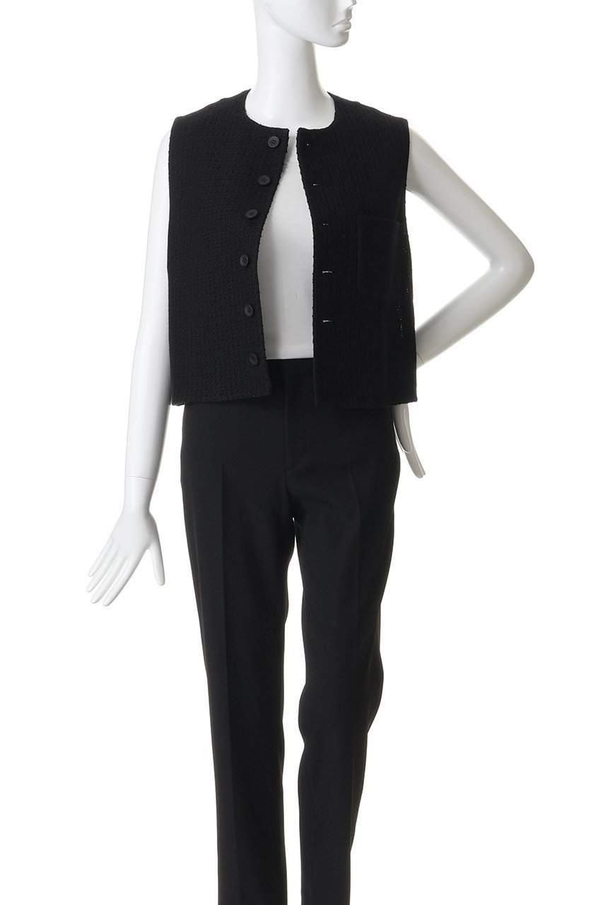 【デパリエ/DEPAREILLE】のコットンレーヨンカラミジレ 人気、トレンドファッション・服の通販 founy(ファニー) 　ファッション　Fashion　レディースファッション　Fashion for Women　アウター　Coat / Outerwear Collection　レディースジャケット・軽アウター　Jackets　おすすめ　Recommended / Our Picks　カットソー　Cut and Sewn Top　コンパクト　Compact, Small Size　ジャケット　Jacket, Outerwear　ベスト　Vest, Waistcoat　再入荷　Restock / Back in Stock　夏　Summer　春　Spring　S/S・春夏　SS, Spring/Summer, Warm Season　other-7|ID: prp329100004923261 ipo3291000000036941572