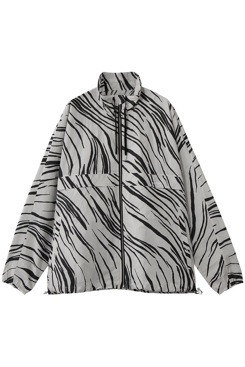 【ブラミンク/BLAMINK】のゼブラ柄ジップアップブルゾン インテリア・キッズ・メンズ・レディースファッション・服の通販 founy(ファニー) 　ファッション　Fashion　レディースファッション　Fashion for Women　アウター　Coat / Outerwear Collection　レディースジャケット・軽アウター　Jackets　ブルゾンジャケット・スポーティアウター　Blouson Jackets　ジャケット　Jacket, Outerwear　ストライプ　Stripe, Striped Pattern　スポーティ　Sporty, Casual Athletic　フォルム　Silhouette, Form　ブルゾン　Blouson, Bomber Jacket　新作・新入荷　New Arrivals / New In　オフホワイト|ID: prp329100004923263 ipo3291000000036941577