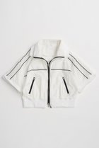 【メゾンスペシャル/MAISON SPECIAL】のDouble Zip Track Blouson/ダブルジップトラックブルゾン 人気、トレンドファッション・服の通販 founy(ファニー) ファッション Fashion レディースファッション Fashion for Women アウター Coat / Outerwear Collection レディースジャケット・軽アウター Jackets ブルゾンジャケット・スポーティアウター Blouson Jackets コンパクト Compact, Small Size ジップ Zip, Zipper ジャケット Jacket, Outerwear スポーティ Sporty, Casual Athletic タフタ Taffeta, Structured Fabric ダブル Double, Double-Breasted バランス Balance, Style Balance ブルゾン Blouson, Bomber Jacket ボトム Bottoms, Lower Wear リップ Lip, Lip Motif ワイド Wide, Wide Fit ワイヤー Wire, Wired Bra 再入荷 Restock / Back in Stock thumbnail WHT(ホワイト)|ID: prp329100004923267 ipo3291000000036941617