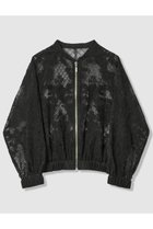 【アルアバイル/allureville】の【LOULOU WILLOUGHBY】オーガンレースブルゾン ブラック|ID:prp329100004923277