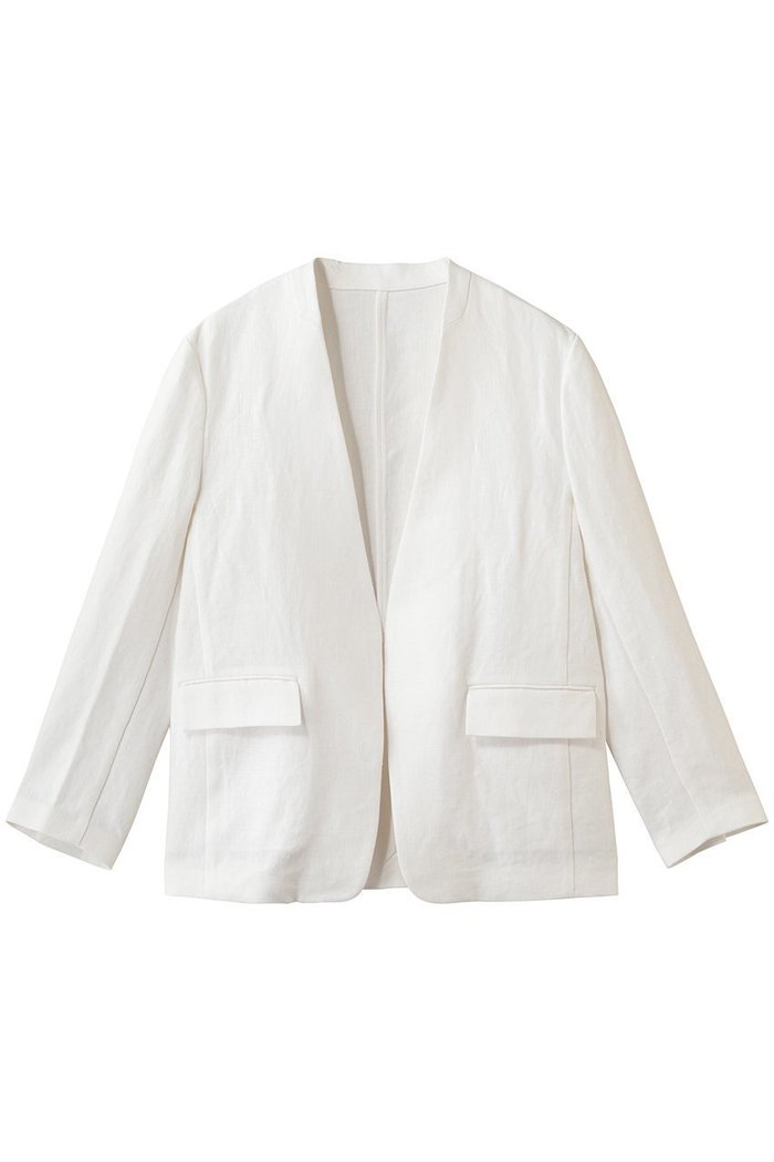 【マイ ウィークネス/MY WEAKNESS】のSigrid Collarless Jacket インテリア・キッズ・メンズ・レディースファッション・服の通販 founy(ファニー) https://founy.com/ ファッション Fashion レディースファッション Fashion for Women アウター Coat / Outerwear Collection レディースジャケット・軽アウター Jackets キャンバス Canvas, Canvas Fabric シンプル Simple, Minimal ジャケット Jacket, Outerwear フランス France, French リネン Linen, Linen Fabric 再入荷 Restock / Back in Stock |ID: prp329100004923280 ipo3291000000036941691