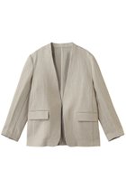 【マイ ウィークネス/MY WEAKNESS】のSigrid Collarless Jacket ベージュ|ID: prp329100004923280 ipo3291000000036941694