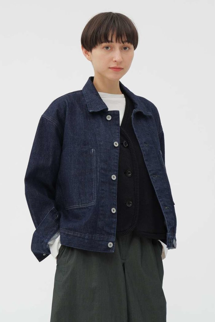 【マーガレットハウエル/MARGARET HOWELL】のCANTON DENIM BLOUSON インテリア・キッズ・メンズ・レディースファッション・服の通販 founy(ファニー) https://founy.com/ ファッション Fashion レディースファッション Fashion for Women アウター Coat / Outerwear Collection レディースジャケット・軽アウター Jackets ブルゾンジャケット・スポーティアウター Blouson Jackets コンパクト Compact, Small Size ジャケット Jacket, Outerwear スマート Smart, Elegant デニム Denim, Jeans Material ブルゾン Blouson, Bomber Jacket ポケット Pocket, Pocket Detail ワイド Wide, Wide Fit 新作・新入荷 New Arrivals / New In |ID: prp329100004923295 ipo3291000000036941846