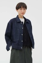 【マーガレットハウエル/MARGARET HOWELL】のCANTON DENIM BLOUSON 人気、トレンドファッション・服の通販 founy(ファニー) ファッション Fashion レディースファッション Fashion for Women アウター Coat / Outerwear Collection レディースジャケット・軽アウター Jackets ブルゾンジャケット・スポーティアウター Blouson Jackets コンパクト Compact, Small Size ジャケット Jacket, Outerwear スマート Smart, Elegant デニム Denim, Jeans Material ブルゾン Blouson, Bomber Jacket ポケット Pocket, Pocket Detail ワイド Wide, Wide Fit 新作・新入荷 New Arrivals / New In thumbnail ブルー|ID: prp329100004923295 ipo3291000000036941848